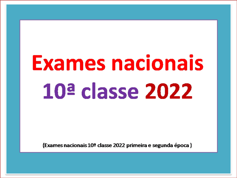 Guia De Correc O Dos Exames Da Classe Embuscadosaber