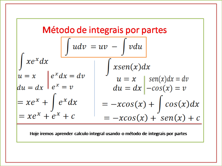 Integral Usando O Método De Substituição Embuscadosaber 4333