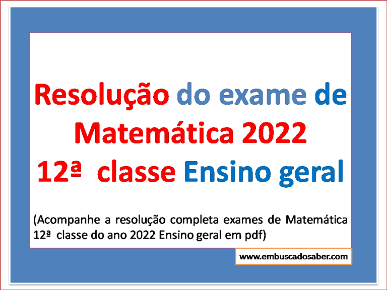 Guias De Correção Exames 10classe 2023 Embuscadosaber 7465