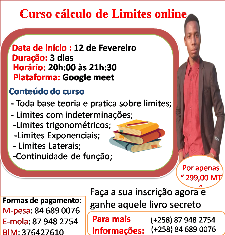 Curso de cálculo de Limites online