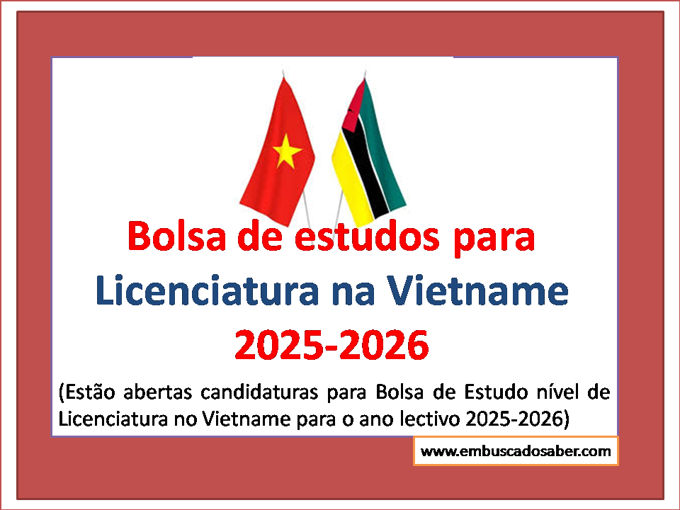 BOLSAS DE ESTUDONA UNIVERSIDADE TÉCNICA E INDUSTRIAL DEHANÓI /VIETNAME-2025/2026