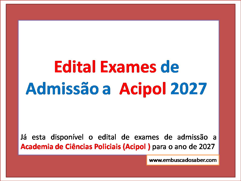 Edital acipol 2027